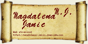 Magdalena Janić vizit kartica